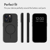 imoshion Colour Back Cover with Thin MagSafe Ring Apple iPhone 15 Pro - Black