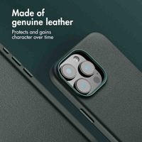 Accezz Leather Back Cover with MagSafe Apple iPhone 16 Pro Max - Cedar Green