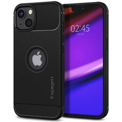 Spigen Rugged Armor Backcover iPhone 13 - Zwart