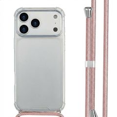 imoshion Transparante Backcover met koord Apple iPhone 17 Pro Max - Rosé Goud
