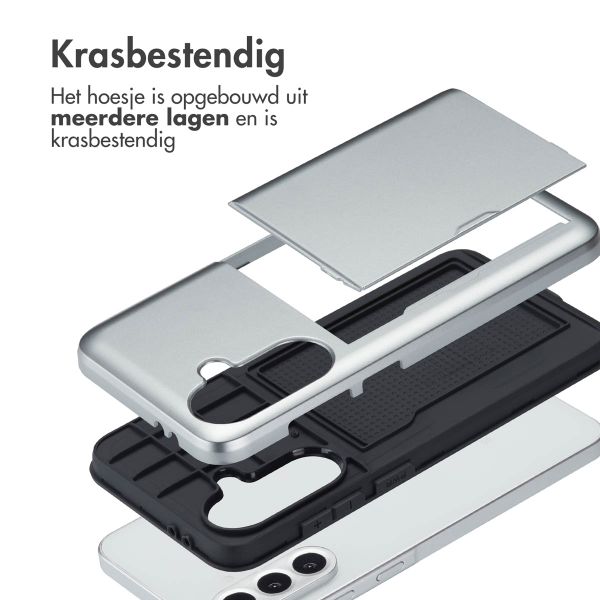 imoshion Backcover met pasjeshouder Samsung Galaxy A36 / A56 - Grijs