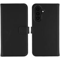Selencia Echt Leren Bookcase Samsung Galaxy A27 (5G) - Zwart