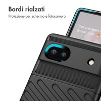 imoshion Thunder Backcover Google Pixel 6a - Zwart