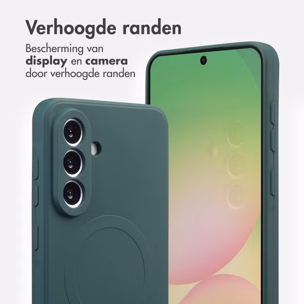 imoshion Color Backcover met MagSafe Samsung Galaxy A56 - Donkergroen