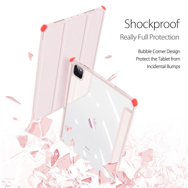 Dux Ducis Toby Bookcase Apple iPad Pro 12.9 (2018/2020/2021/2022) - Roze