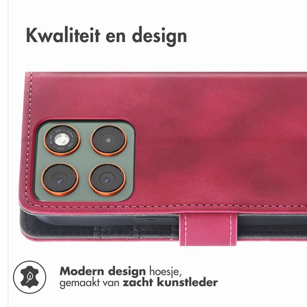 imoshion Bookcase met koord Motorola Edge 70 - Rood