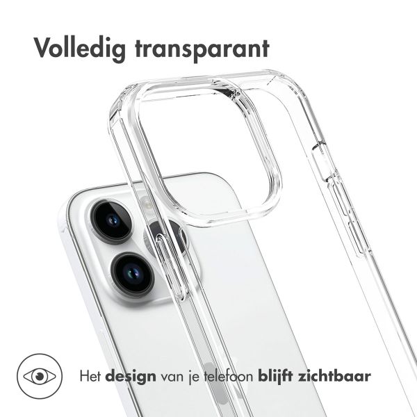 Accezz Xtreme Impact Backcover Apple iPhone 15 Pro - Transparant