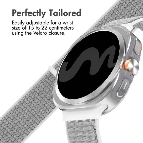 imoshion Nylon Strap Samsung Galaxy Watch Ultra 2 (2026) / Ultra (2024/2025) - Seashell