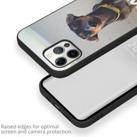 Ontwerp je eigen Apple iPhone 12 (Pro) gel hoesje - Zwart
