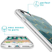 imoshion Design hoesje iPhone SE (2022 / 2020) / 8 / 7 / 6s - Patroon -Groen