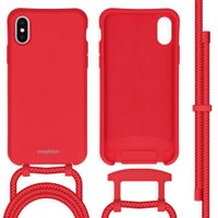 imoshion Color Backcover met afneembaar koord Apple iPhone X / Xs - Rood