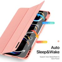 Dux Ducis Domo Bookcase Apple iPad Pro 13 (2025) M5 / (2024) M4 - Roze