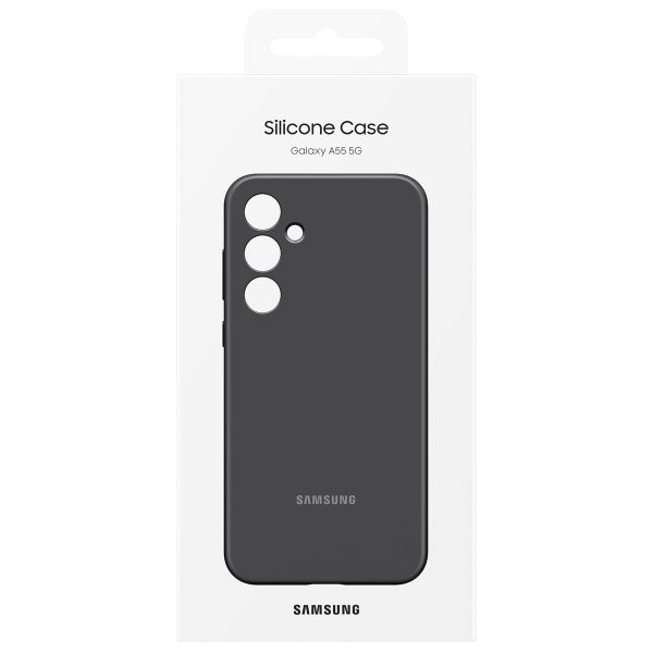 Samsung Originele Silicone Backcover Samsung Galaxy A55 - Zwart
