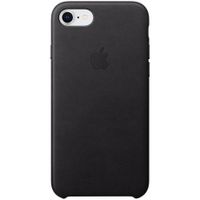 Apple Leather Backcover Apple iPhone SE (2022 / 2020) / 8 / 7 - Black