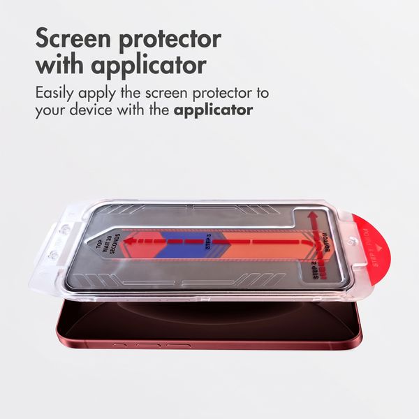 Accezz Privacy Tempered Glass Screen Protector + Applicator Apple iPhone 18 Pro Max / 17 Pro Max