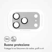 imoshion Camera Protector Glas 2 Pack Apple iPhone 17 Pro Max - Silver