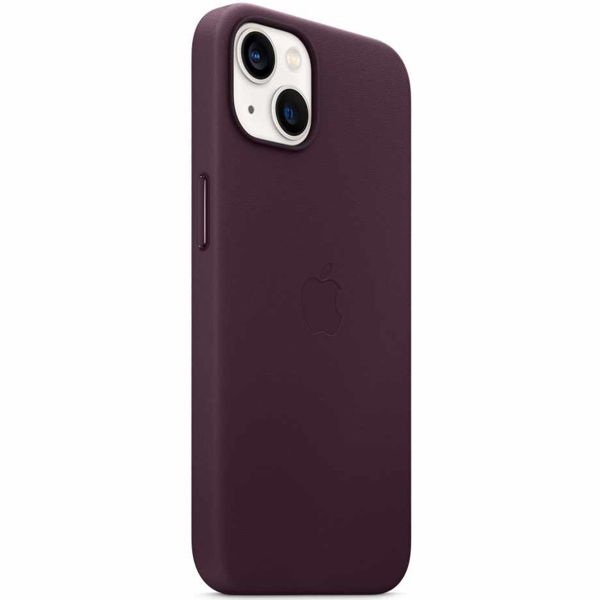 Apple Leather Backcover MagSafe Apple iPhone 13 - Dark Cherry