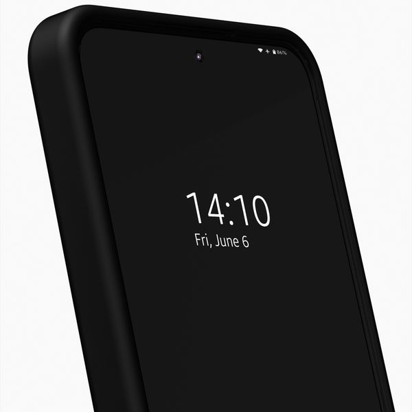 iDeal of Sweden Silicone Case met MagSafe Samsung Galaxy A57 (5G) - Black