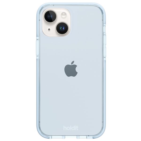 Holdit Seethru Case iPhone 15 - Mineral Blue