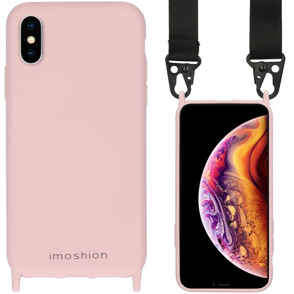 imoshion Color Backcover met koord - Nylon Strap iPhone Xs / X