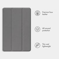 imoshion Trifold Book Case Apple iPad 11 (2025) 11 inch A16 / iPad 10 (2022) 10.9 inch - Grey