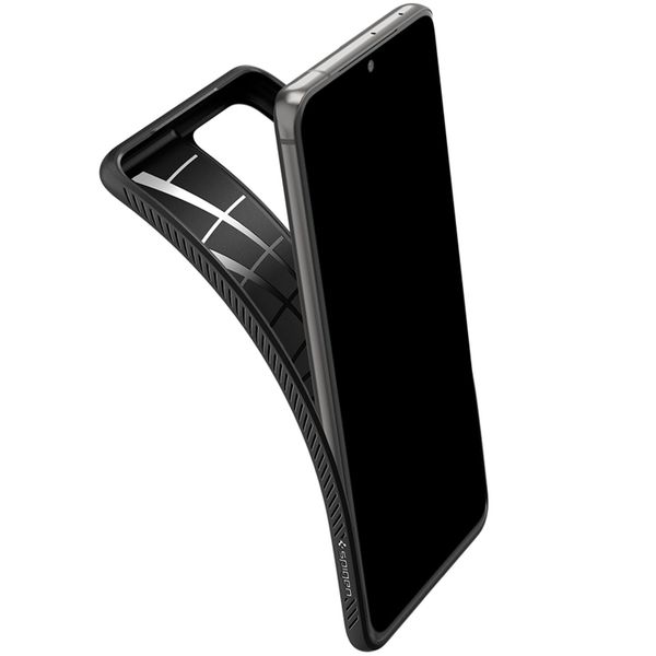 Spigen Liquid Air™ Backcover Samsung Galaxy S21 Ultra - Zwart