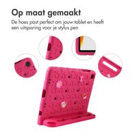 imoshion Kidsproof tablethoes met afneembare dolls Samsung Galaxy Tab A11 Plus / A9 Plus - Roze