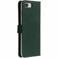 Selencia Echt Lederen Bookcase Apple iPhone 8 Plus / 7 Plus - Groen