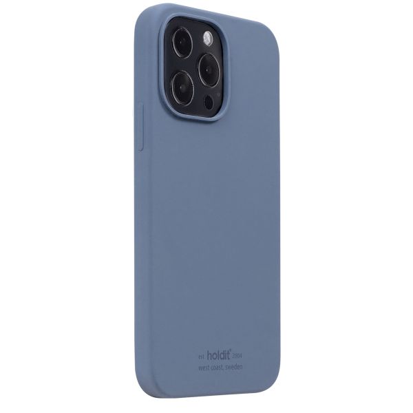 Holdit Silicone Case iPhone 13 Pro - Pacific Blue