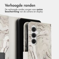 imoshion Design Bookcase Samsung Galaxy A36 - Sandy Marble