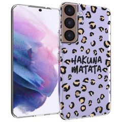 imoshion Design hoesje Samsung Galaxy S22 - Luipaard - Bruin / Zwart