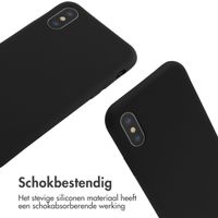 imoshion Siliconen hoesje met koord Apple iPhone X / Xs - Zwart