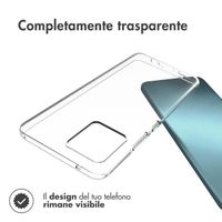 Accezz Clear Backcover Motorola Moto G72 - Transparant