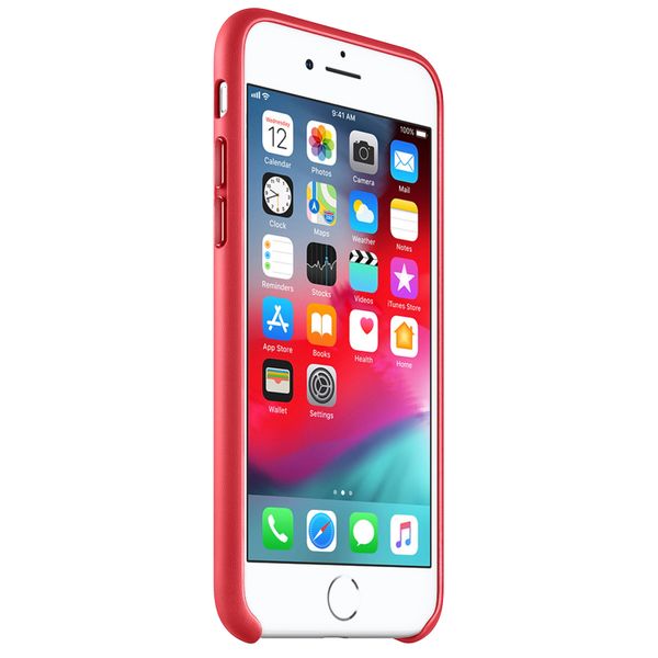 Apple Leather Backcover Apple iPhone SE (2022 / 2020) / 8 / 7 - Red