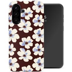 Selencia Vivid Backcover Samsung Galaxy A57 (5G) - Choco Flower Pop