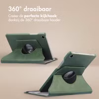 imoshion 360° draaibare Bookcase Samsung Galaxy Tab A9 8.7 inch - Groen