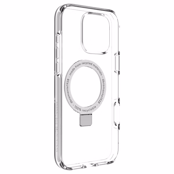 dbramante1928 Iceland Ultra D3O Backcover met MagSafe Stand Apple iPhone 16 Pro Max - Clear