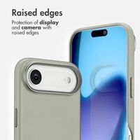Accezz Leather Back Cover with MagSafe Apple iPhone Air - Light Grey