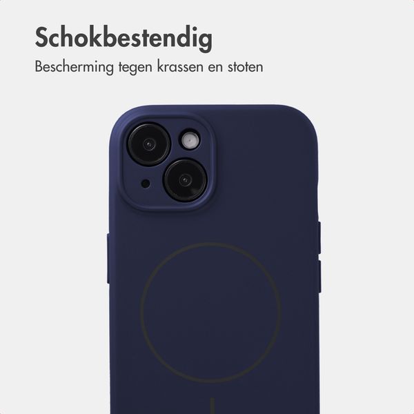Accezz Grip Backcover met MagSafe Apple iPhone 15 - Donkerblauw