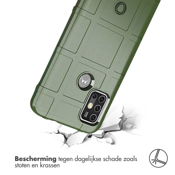 imoshion Rugged Shield Backcover Motorola Moto G30 / G20 / G10 (Power) - Groen