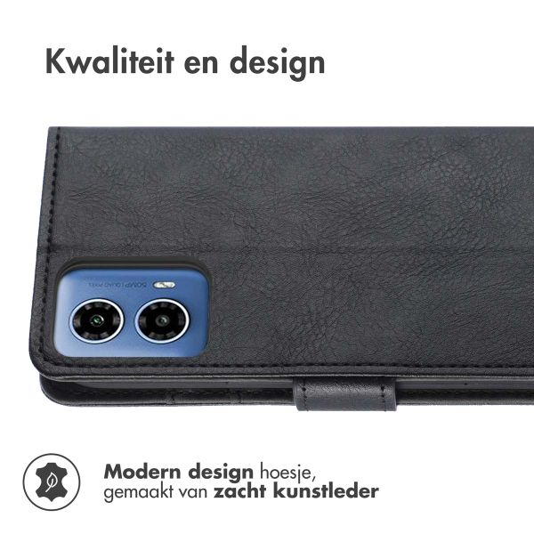 imoshion Luxe Bookcase Motorola Moto G34 - Zwart