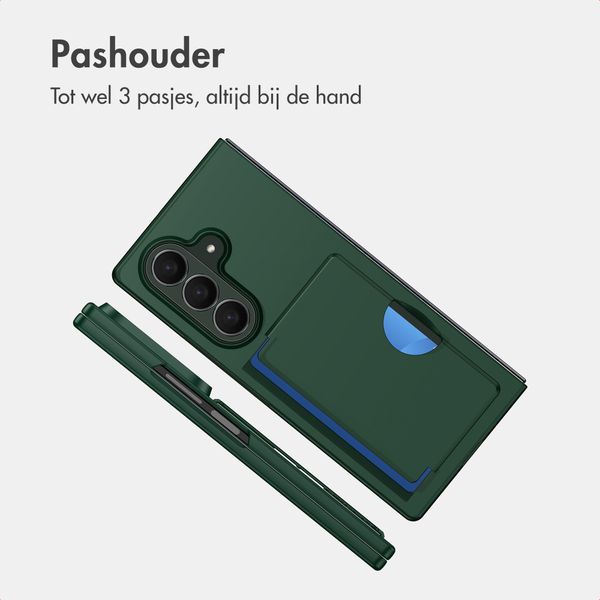 imoshion Backcover met pashouder Samsung Galaxy Z Fold 8 Ultra - Donkergroen