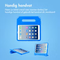 imoshion Kidsproof tablethoes met afneembare dolls Apple iPad 9 (2021) 10.2 inch / iPad 8 (2020) 10.2 inch / iPad 7 (2019) 10.2 inch - Blauw