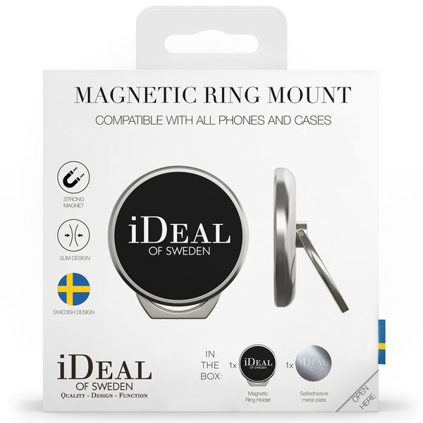 iDeal of Sweden Magnetic Ring Mount - Telefoonring - Zilver