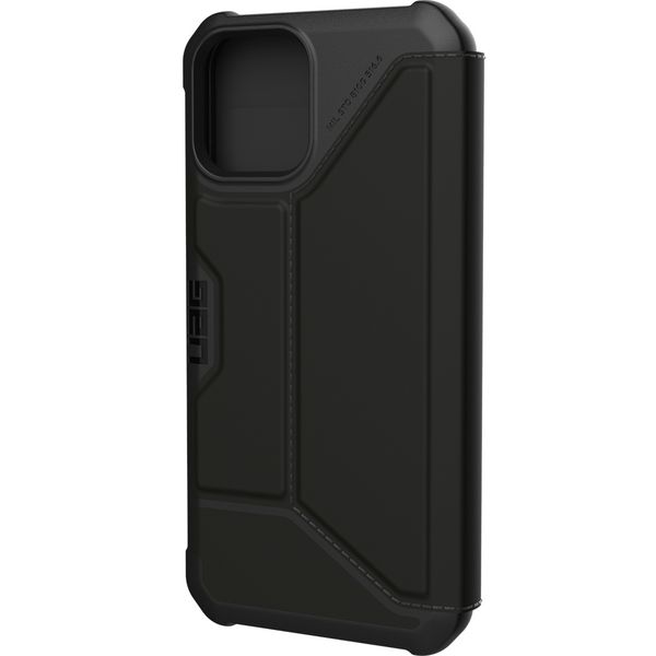 UAG Metropolis Bookcase iPhone 12 (Pro) - Zwart