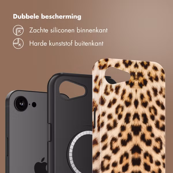 Selencia Vivid Backcover met MagSafe Apple iPhone 16e - Wild Leo