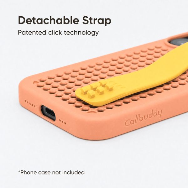 Callbuddy Multifunctionele Strap Apple iPhone 17 / 17e / 16e / 15 / 14 / 13 - Yellow