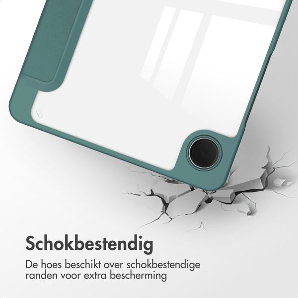 imoshion Trifold Hardcase Bookcase Samsung Galaxy Tab A11 Plus - Groen