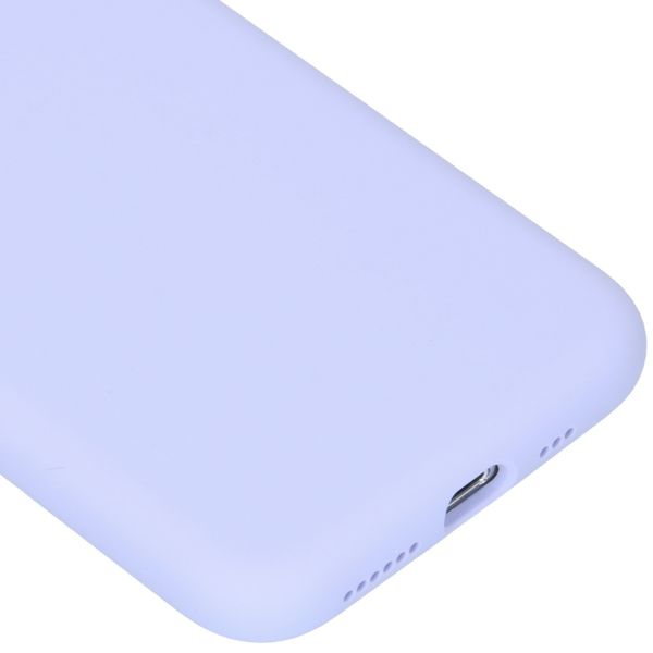Accezz Liquid Silicone Backcover Apple iPhone 11 Pro - Paars