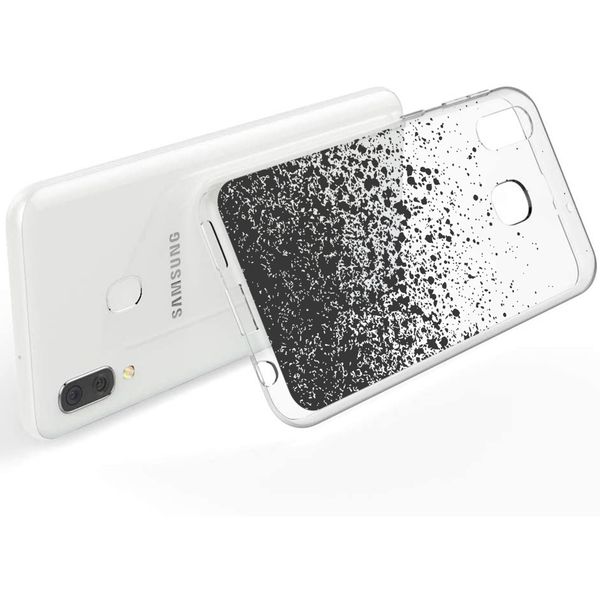 imoshion Design hoesje Samsung Galaxy A20e - Spetters - Zwart